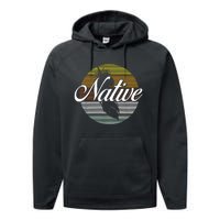 Native Indian Native American Pride Indigenous Cherokee Performance Fleece Hoodie