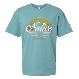 Native Indian Native American Pride Indigenous Cherokee Sueded Cloud Jersey T-Shirt