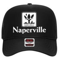 Naperville Illinois High Crown Mesh Back Trucker Hat