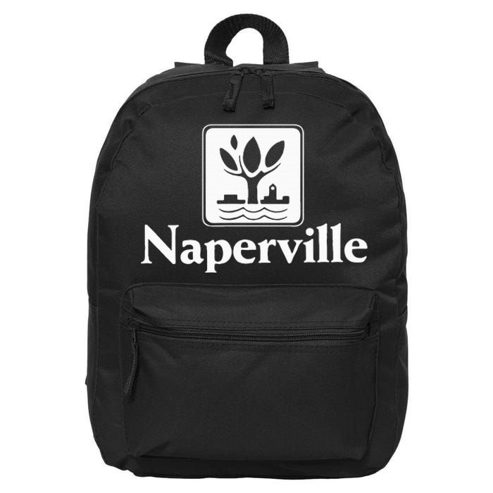 Naperville Illinois 16 in Basic Backpack