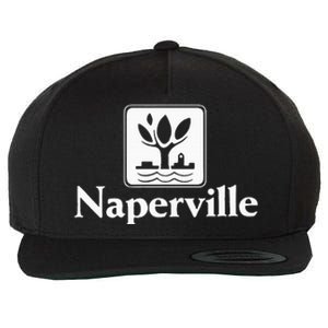 Naperville Illinois Wool Snapback Cap