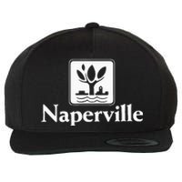 Naperville Illinois Wool Snapback Cap