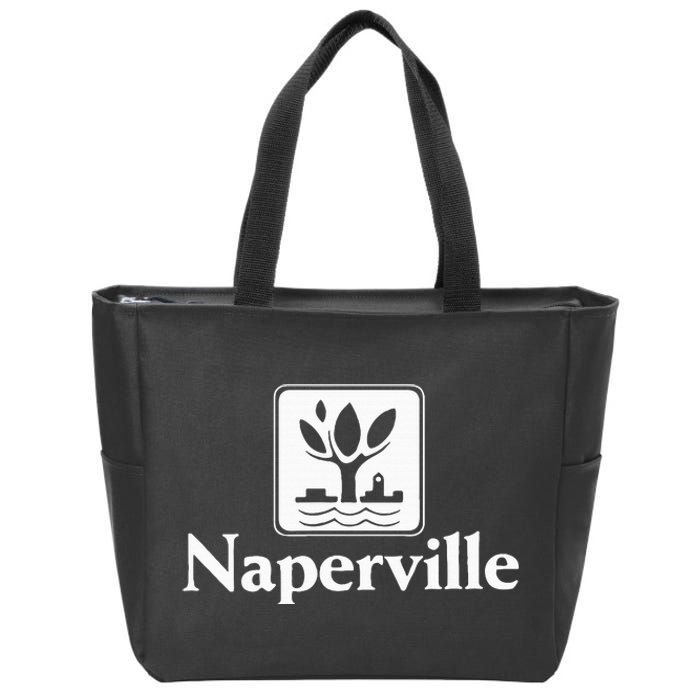 Naperville Illinois Zip Tote Bag