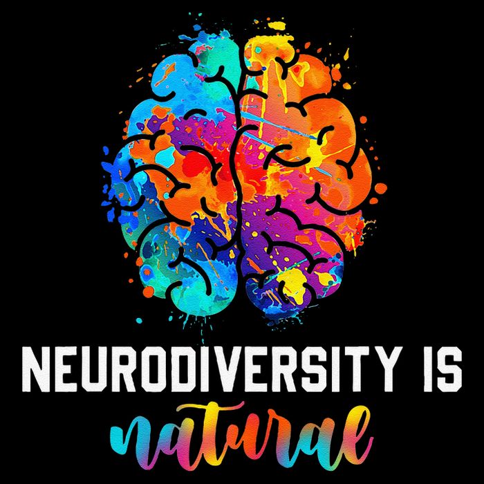 Neurodiversity is Natural Autism Awareness Neurodivergent 16 in Basic Backpack