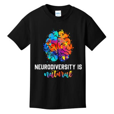 Neurodiversity is Natural Autism Awareness Neurodivergent Kids T-Shirt
