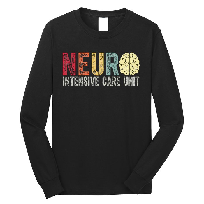 Neuro Icu Nurse Brain Nursing Intensive Care Unit Rn Long Sleeve Shirt