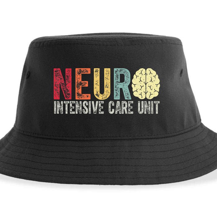 Neuro Icu Nurse Brain Nursing Intensive Care Unit Rn Sustainable Bucket Hat