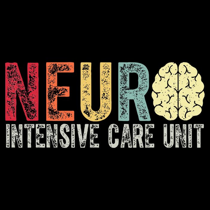 Neuro Icu Nurse Brain Nursing Intensive Care Unit Rn 7-Panel Snapback Hat