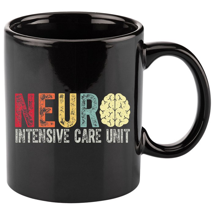 Neuro Icu Nurse Brain Nursing Intensive Care Unit Rn 11oz C Handle Ceramic Mug