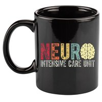 Neuro Icu Nurse Brain Nursing Intensive Care Unit Rn 11oz C Handle Ceramic Mug