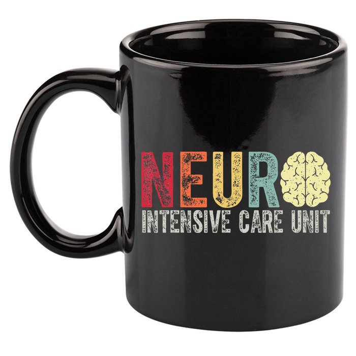 Neuro Icu Nurse Brain Nursing Intensive Care Unit Rn 11oz C Handle Ceramic Mug