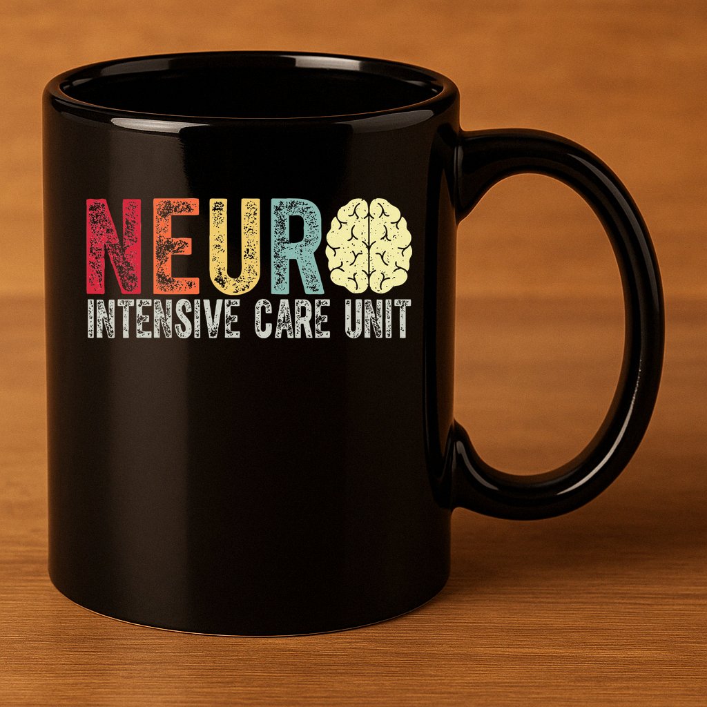 Neuro Icu Nurse Brain Nursing Intensive Care Unit Rn 11oz C Handle Ceramic Mug