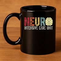 Neuro Icu Nurse Brain Nursing Intensive Care Unit Rn 11oz C Handle Ceramic Mug