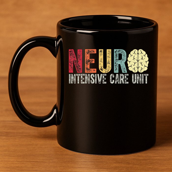 Neuro Icu Nurse Brain Nursing Intensive Care Unit Rn 11oz C Handle Ceramic Mug