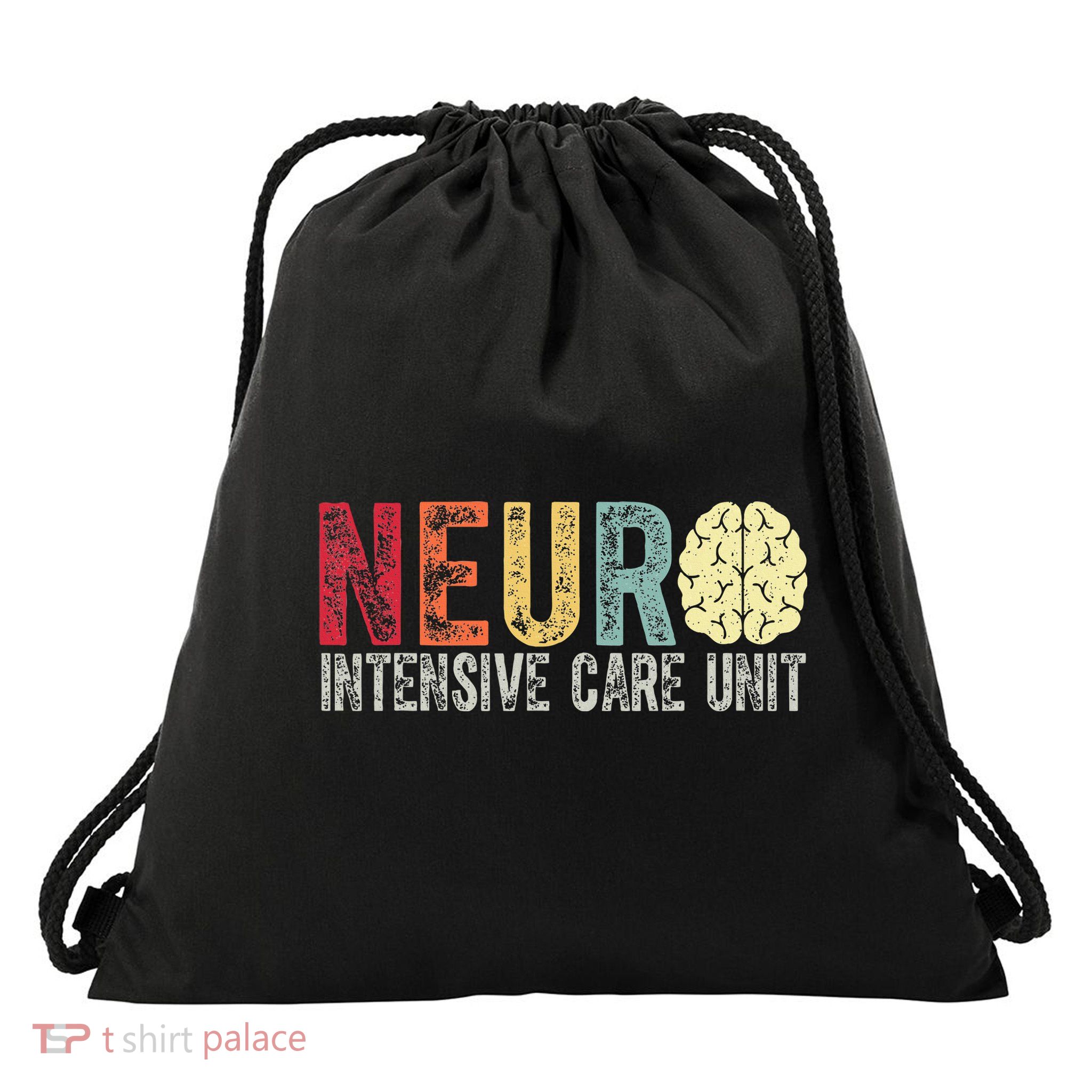 Neuro Icu Nurse Brain Nursing Intensive Care Unit Rn Drawstring Bag