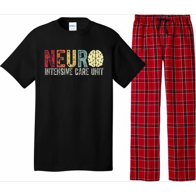 Neuro Icu Nurse Brain Nursing Intensive Care Unit Rn Pajama Set