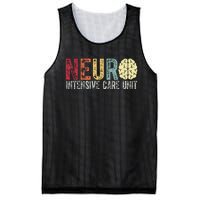 Neuro Icu Nurse Brain Nursing Intensive Care Unit Rn Mesh Reversible Basketball Jersey Tank