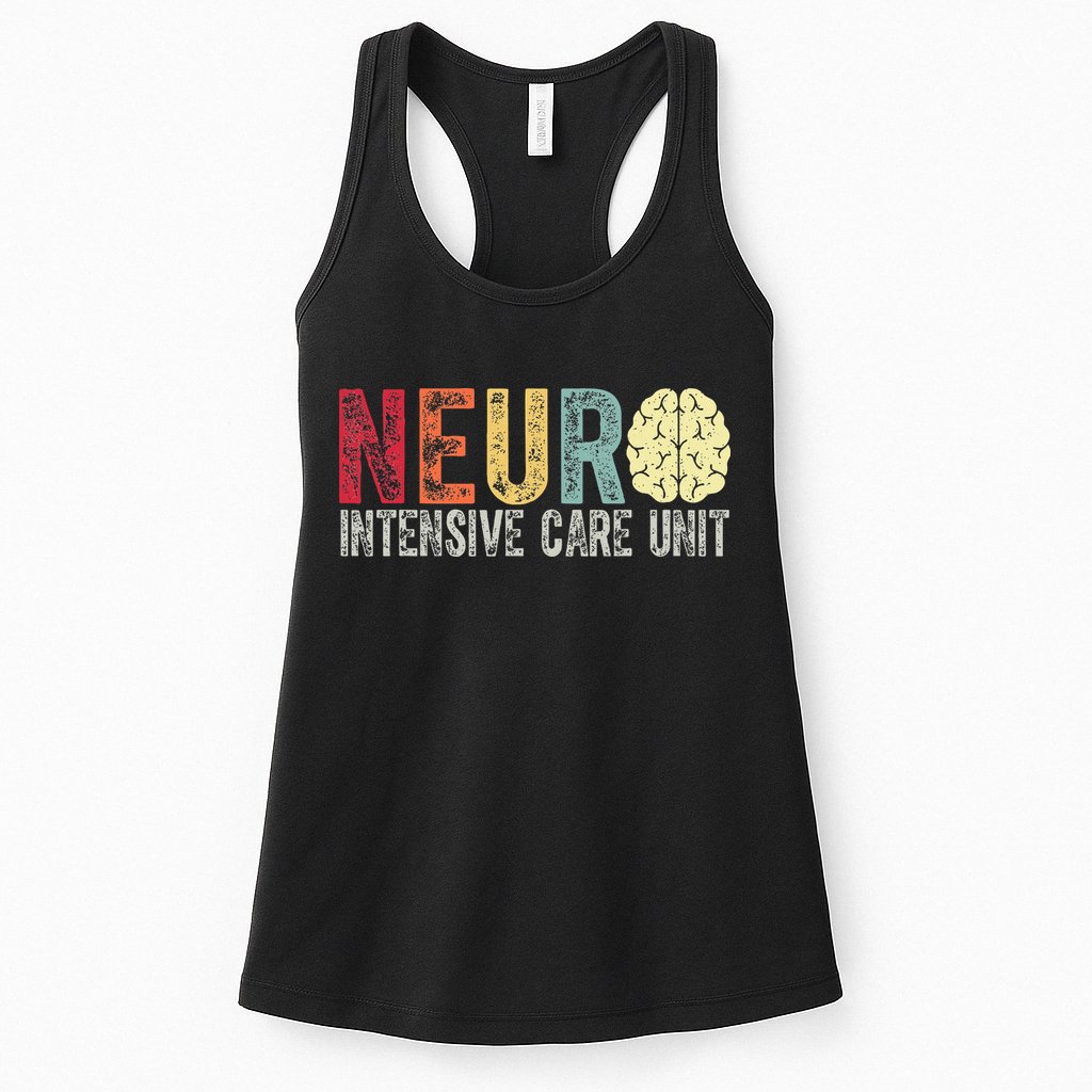 Neuro Icu Nurse Brain Nursing Intensive Care Unit Rn Womens Tank Top