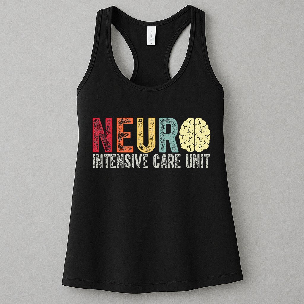 Neuro Icu Nurse Brain Nursing Intensive Care Unit Rn Womens Tank Top