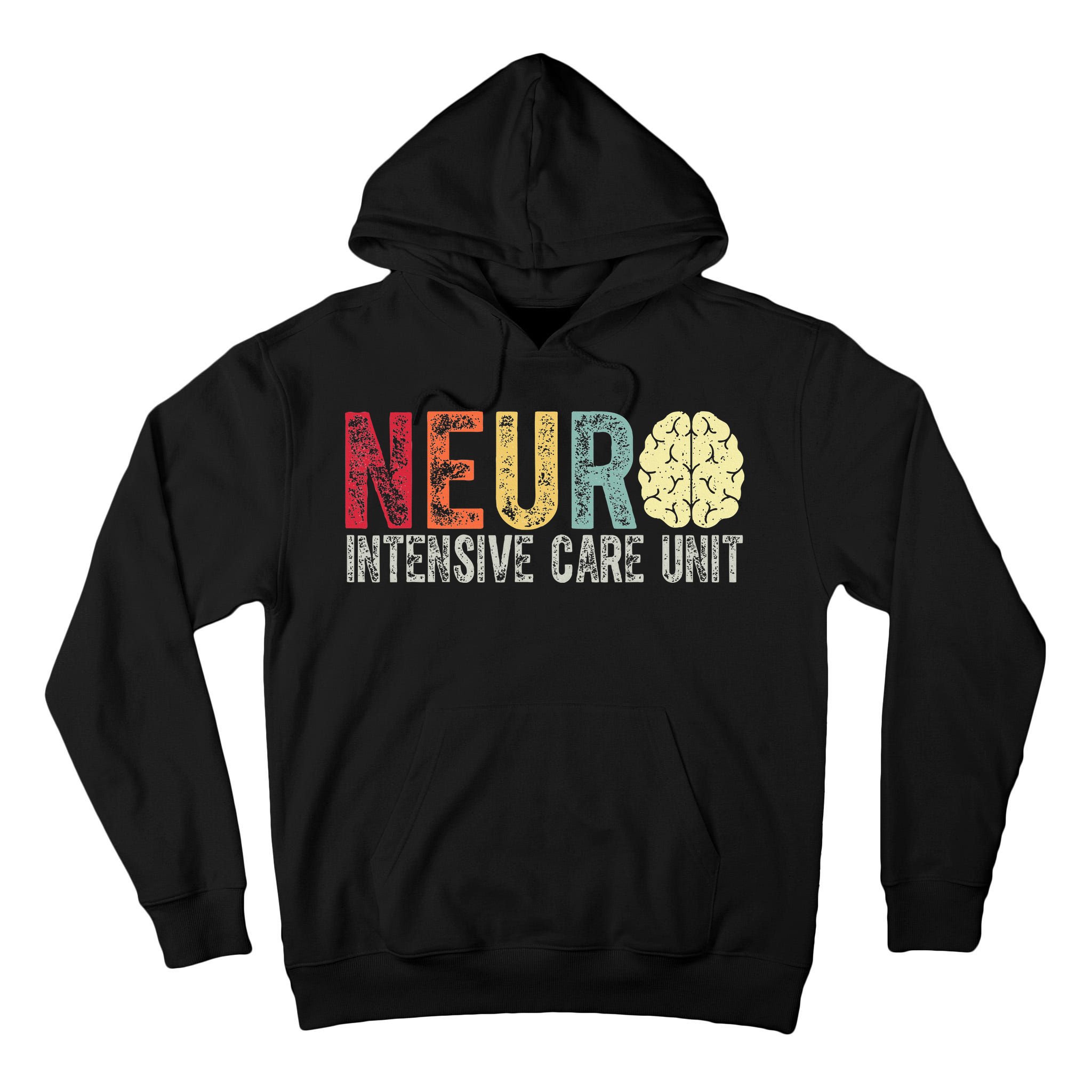 Neuro Icu Nurse Brain Nursing Intensive Care Unit Rn Tall Hoodie