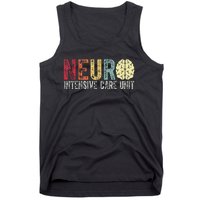 Neuro Icu Nurse Brain Nursing Intensive Care Unit Rn Tank Top