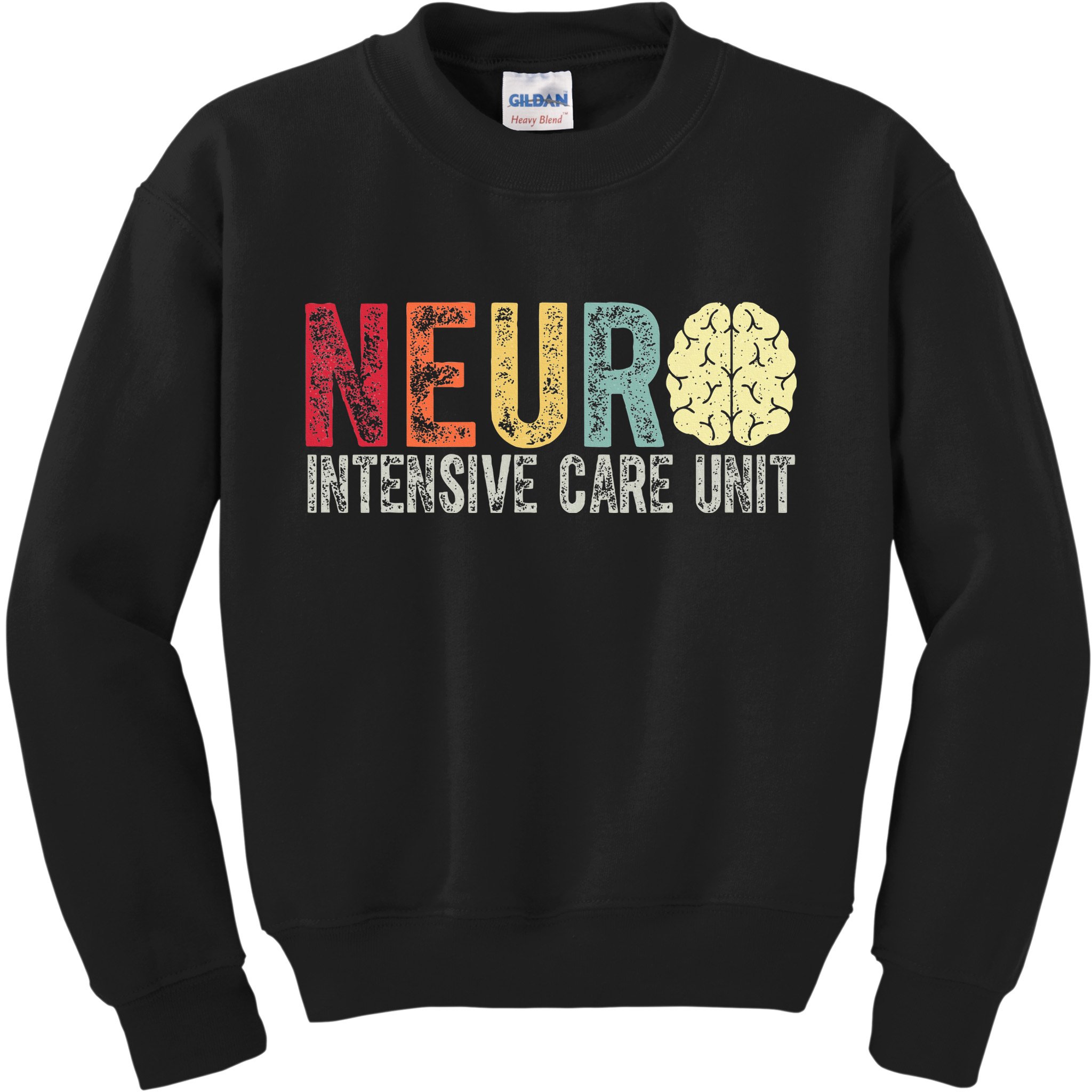 Neuro Icu Nurse Brain Nursing Intensive Care Unit Rn Kids Sweatshirt