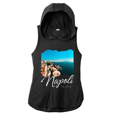 Napoli Italia Naples Italy Naples Ladies PosiCharge Tri-Blend Wicking Draft Hoodie Tank