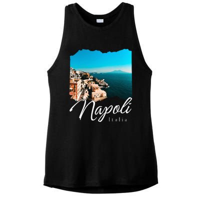 Napoli Italia Naples Italy Naples Ladies PosiCharge Tri-Blend Wicking Tank