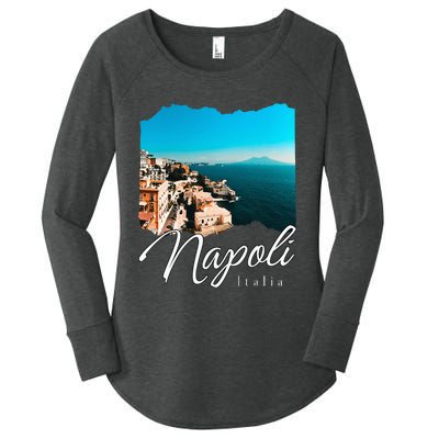 Napoli Italia Naples Italy Naples Women's Perfect Tri Tunic Long Sleeve Shirt