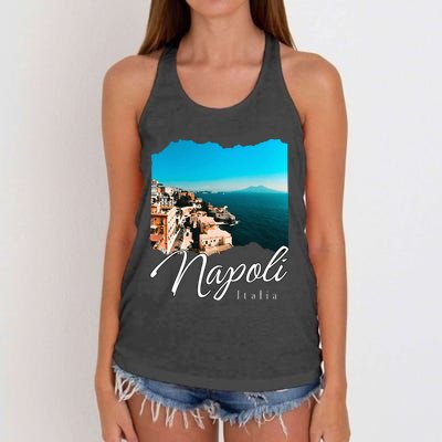 Napoli Italia Naples Italy Naples Women's Knotted Racerback Tank