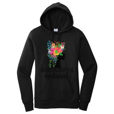 Neurodiversity is Natural Autism Neurodivergent Women's Pullover Hoodie