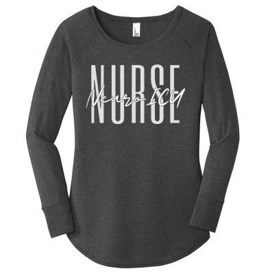 Neuro ICU Nurse Neurology Nursing Surgical Neuro Tech Women's Perfect Tri Tunic Long Sleeve Shirt