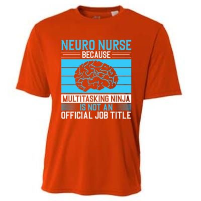 Neuro Icu Nurse Neuro Nurse Great Gift Cooling Performance Crew T-Shirt