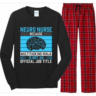 Neuro Icu Nurse Neuro Nurse Great Gift Long Sleeve Pajama Set