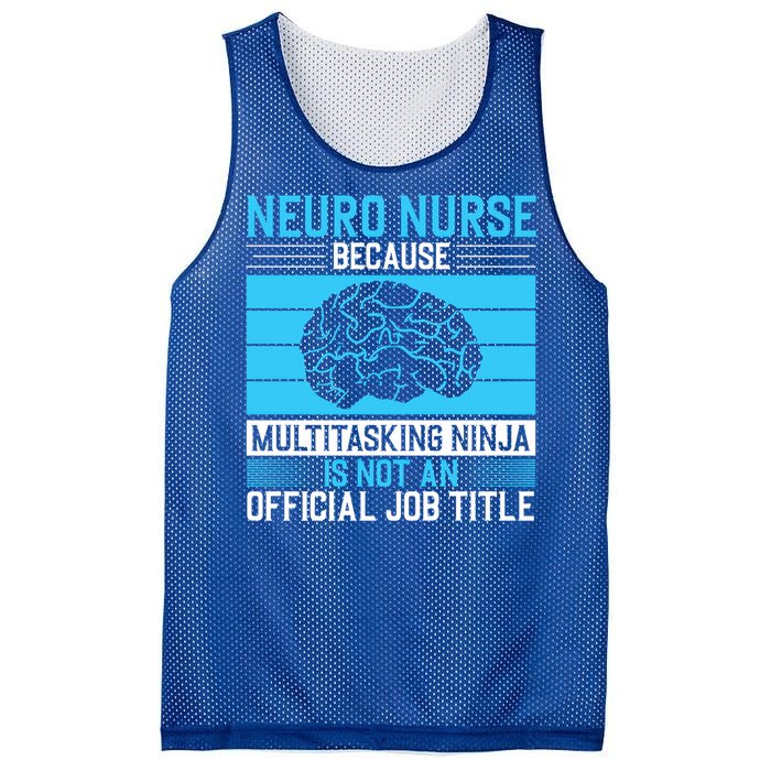 Neuro Icu Nurse Neuro Nurse Great Gift Mesh Reversible Basketball Jersey Tank