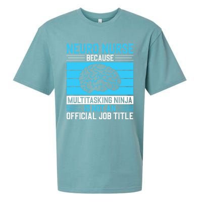 Neuro Icu Nurse Neuro Nurse Great Gift Sueded Cloud Jersey T-Shirt