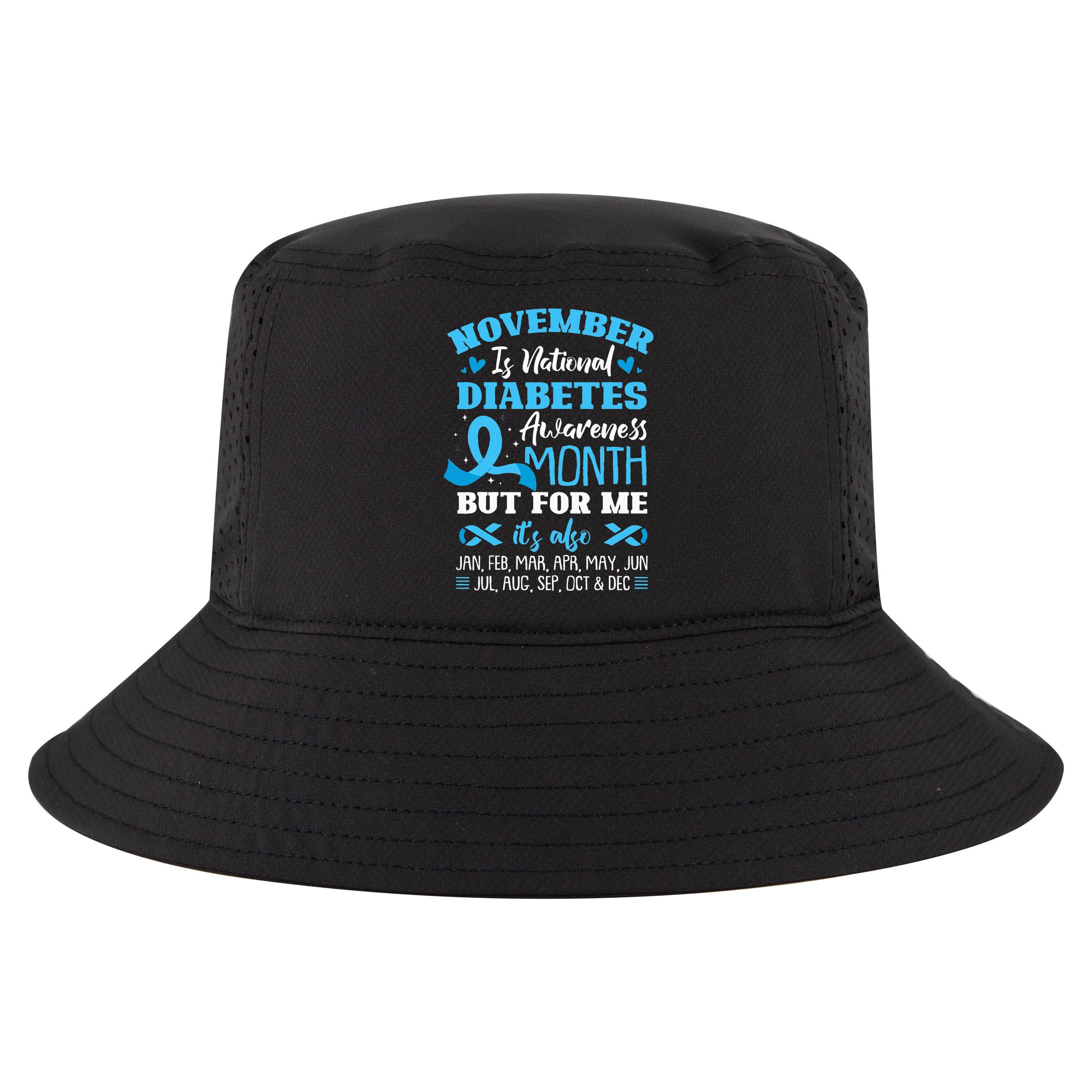 November Is National Diabetes Awareness Month  Cool Comfort Performance Bucket Hat