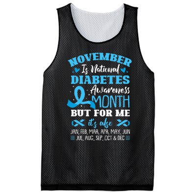 November Is National Diabetes Awareness Month  Mesh Reversible Basketball Jersey Tank