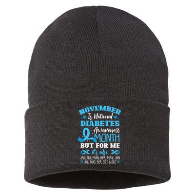 November Is National Diabetes Awareness Month  Sustainable Knit Beanie