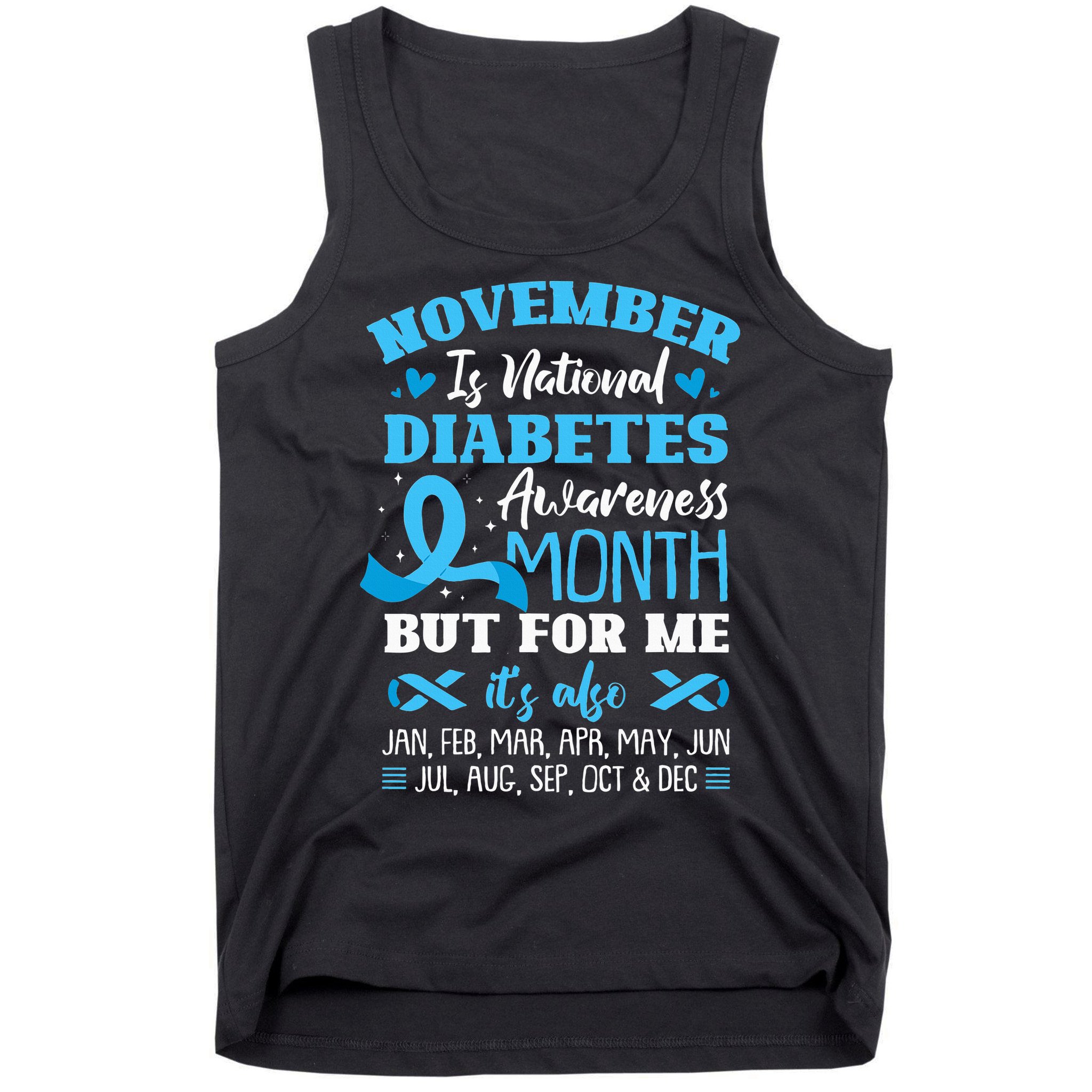 November Is National Diabetes Awareness Month  Tank Top