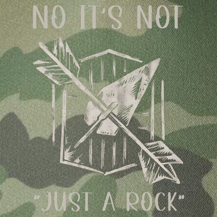 No ItS Not Just A Rock Arrowhead Hunting Legacy Tie Dye Trucker Hat
