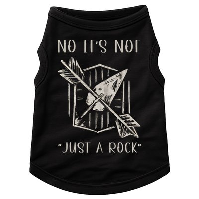 No ItS Not Just A Rock Arrowhead Hunting Doggie Tank