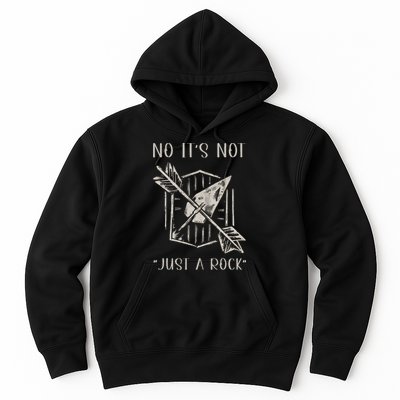 No ItS Not Just A Rock Arrowhead Hunting Hoodie