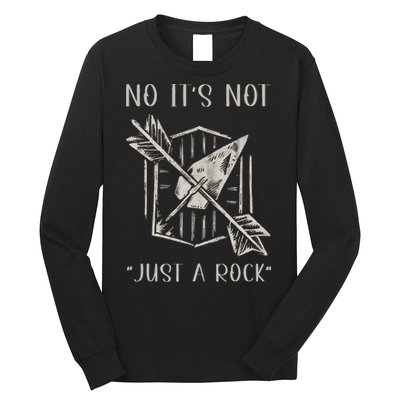 No ItS Not Just A Rock Arrowhead Hunting Long Sleeve Shirt