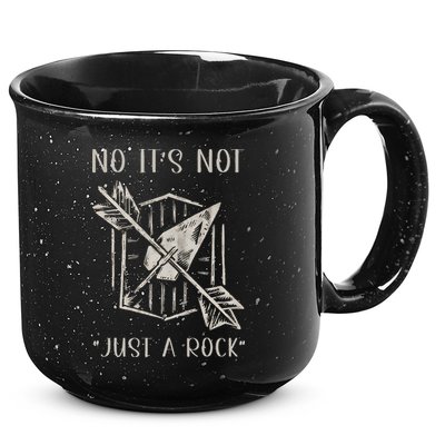 No ItS Not Just A Rock Arrowhead Hunting 15oz Campfire Ceramic Mug