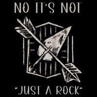 No ItS Not Just A Rock Arrowhead Hunting Drawstring Bag