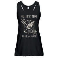 No ItS Not Just A Rock Arrowhead Hunting Ladies Essential Flowy Tank