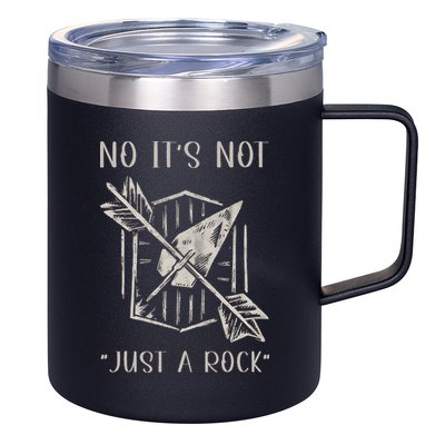 No ItS Not Just A Rock Arrowhead Hunting 12oz Stainless Steel Coffee Mug