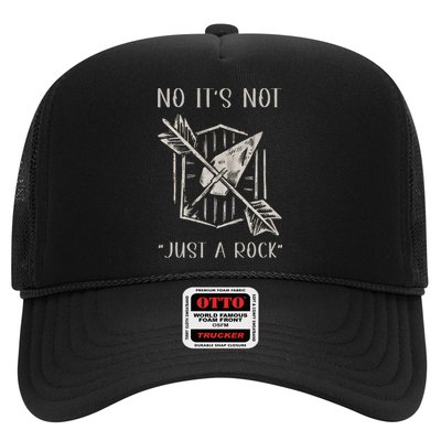 No ItS Not Just A Rock Arrowhead Hunting Trucker Hat