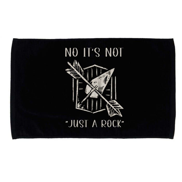 No ItS Not Just A Rock Arrowhead Hunting Microfiber Hand Towel